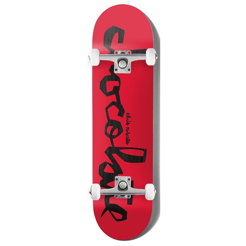 Chocolate Reflective Chunk Chris Roberts x Venom Custom Complete Skateboard - 8.5"