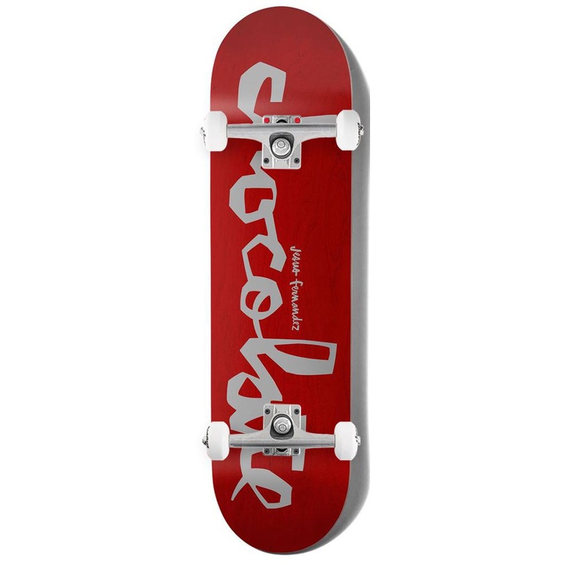 Chocolate Reflective Chunk Jesus Fernandez x Venom Custom Complete Skateboard - 8.375"