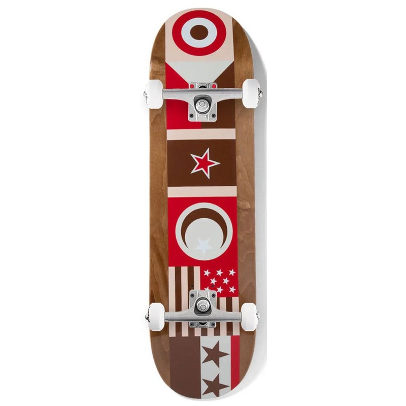 Chocolate Skateboard Flyin' the Chocolate Flags Jordan Trahan Twin Tip x Venom Custom Complete Skateboard - 8.5"