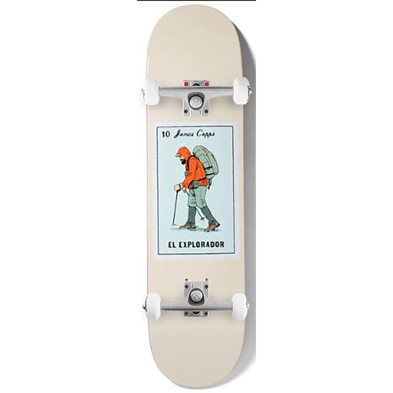 Chocolate Skateboard Loteria Card El Explorador James Capps x Venom Custom Complete Skateboard - 8.5"