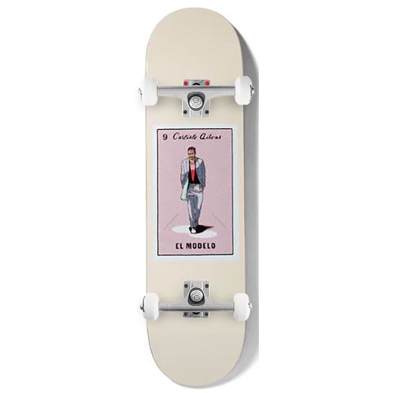 Chocolate Skateboard Loteria Card El Modelo Carl Aikens x Venom Custom Complete Skateboard - 8.125"