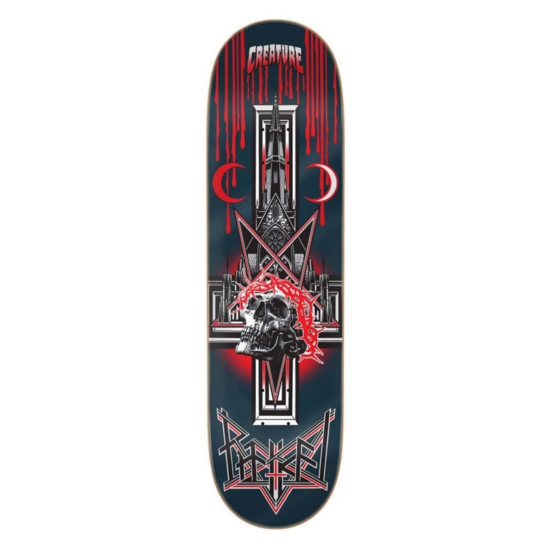 Creature s Baekkel Metal Xx Pro Skateboard Deck - 8.51"