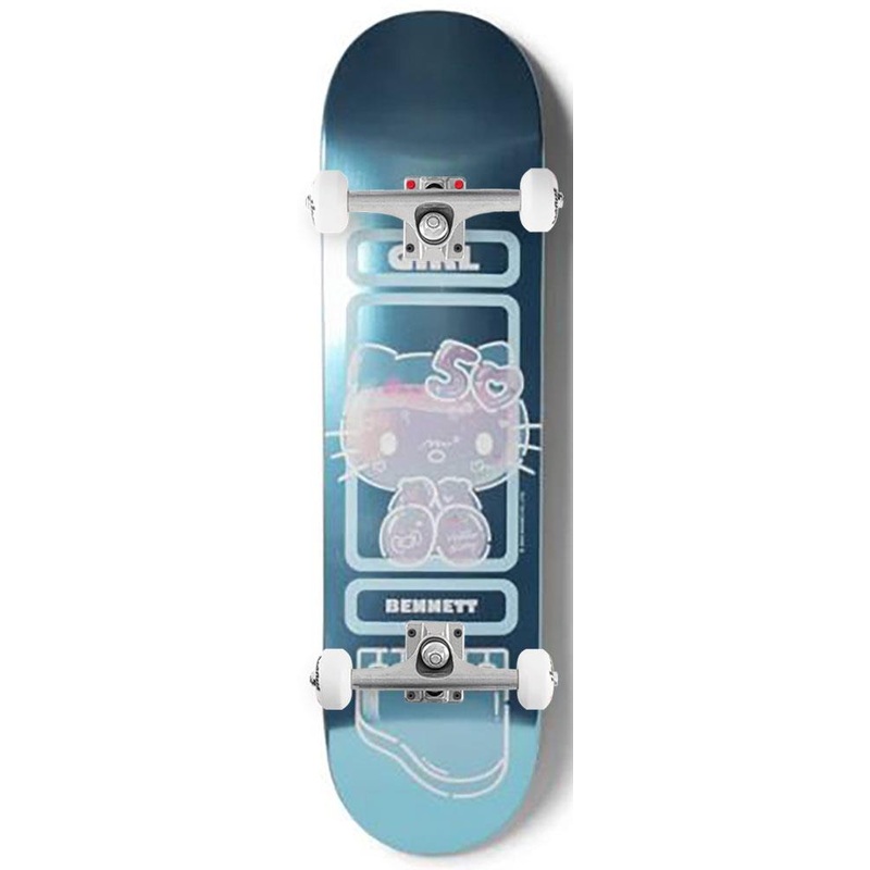 Girl x Hello Kitty Skateboard 50th Anniversary Niels Bennett x Venom Custom Complete Skateboard - 8.25"