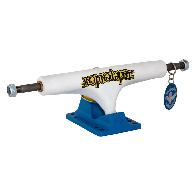 Independent Skateboard Trucks 166 Stage 4 Pro Mark Gonzalez White / Blue - 166
