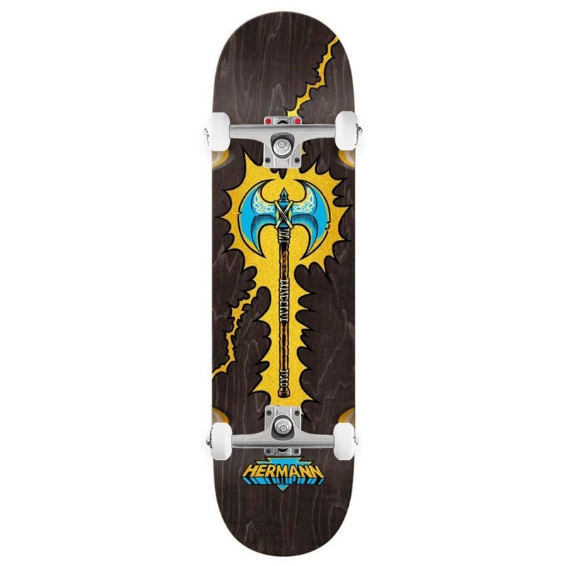 Real Hermann Battle Axe Ww x Venom Custom Complete Skateboard - 8.25"
