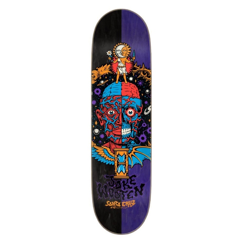 Santa Cruz VX Wooten Crest Skateboard Deck - 8.5"
