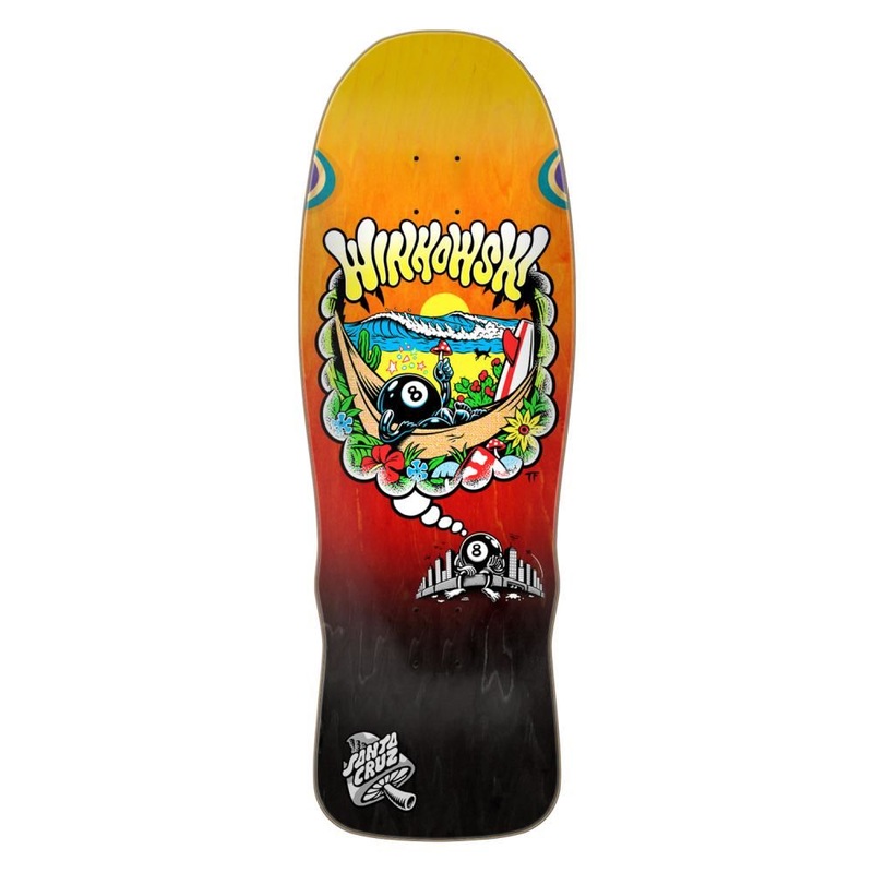 Santa Cruz Winkowski 8ballr Day Dream Skateboard Deck - 10.35"