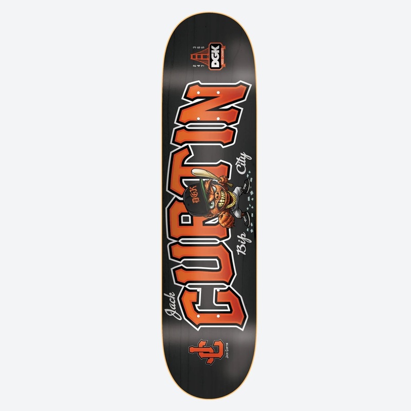 DGK 'Bip City' Jack Curtin Skateboard Deck - 8.06"