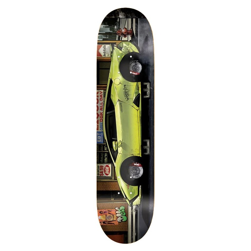 DGK Kalis 'Bricked' Skateboard Deck - 8.06"