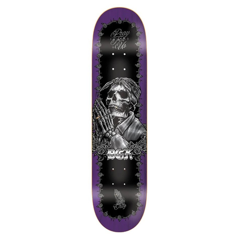 DGK Ortiz 'Devoted' (Twin Tail) Skateboard Deck - 8.25"