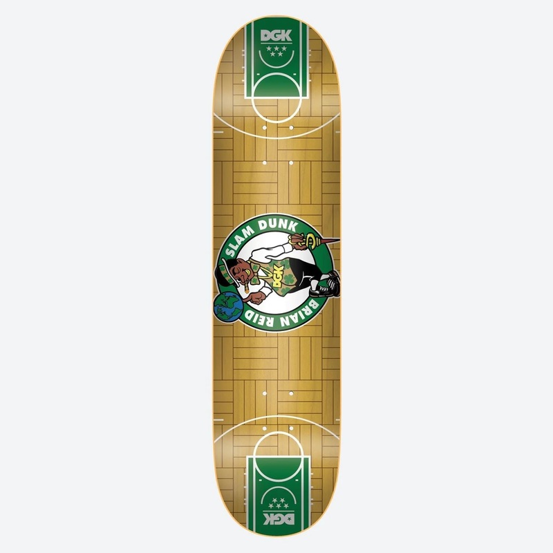 DGK Slam Dunk Reid Skateboard Deck - 8.38"
