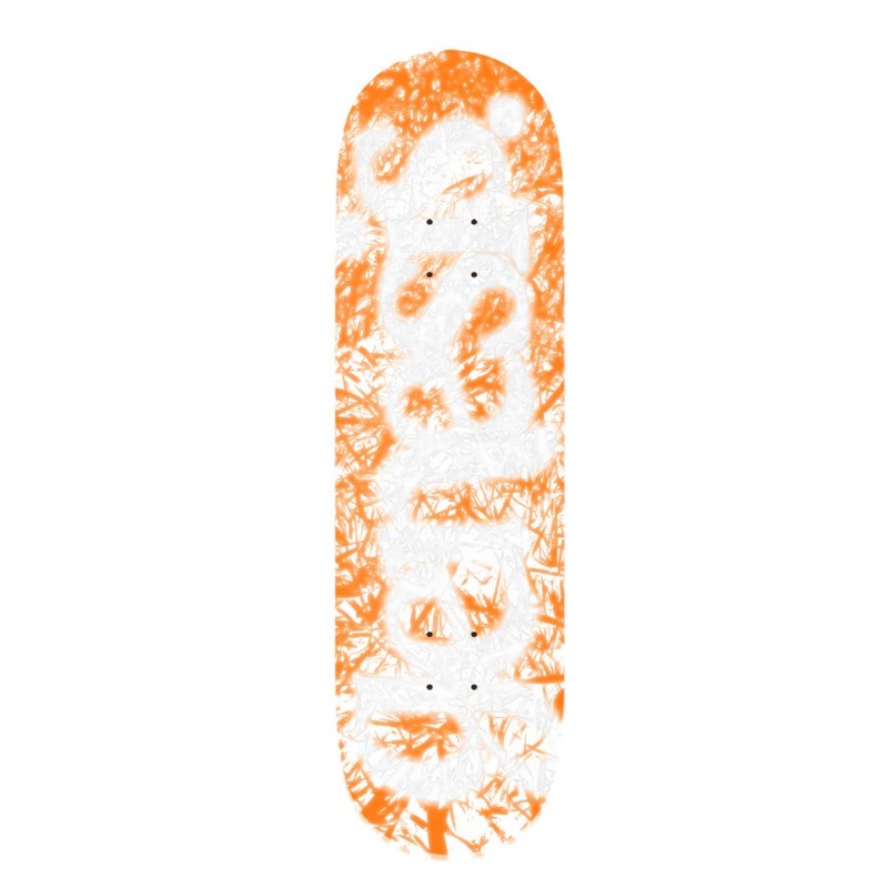 Genesis Glow Grass Text Skateboard Deck - 8.5"