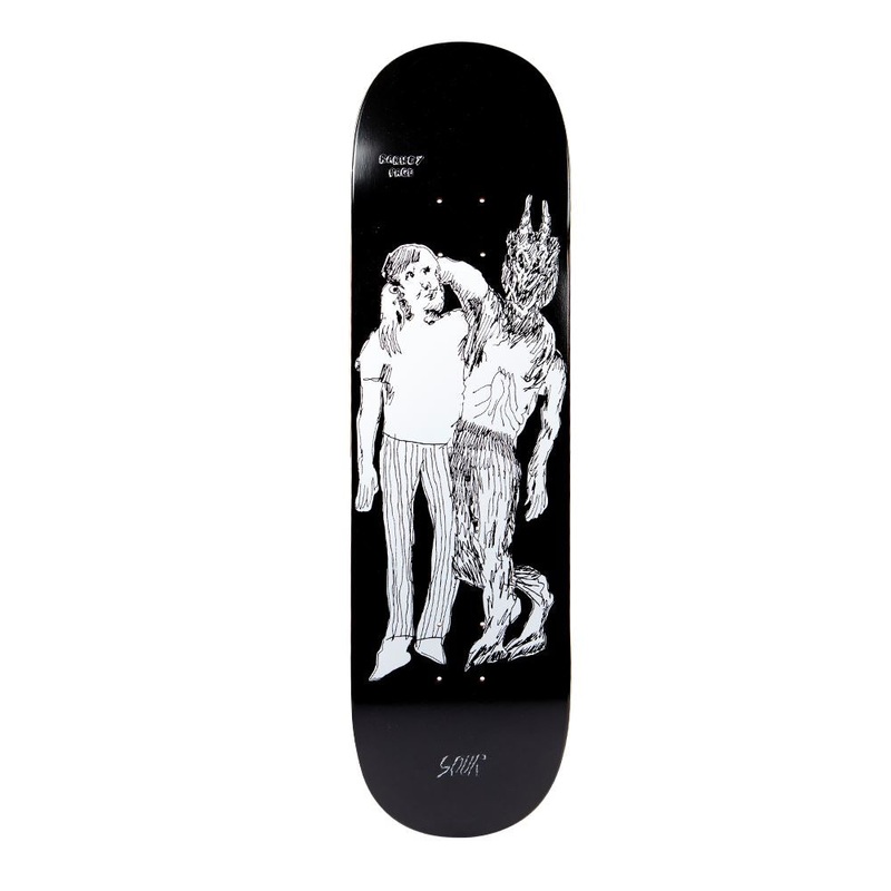Sour Solution Barney 'Night Friend' Skateboard Deck - 8.25"