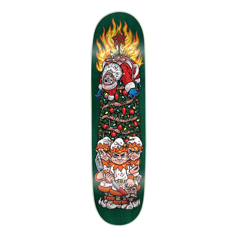 StrangeLove 'A Clockwork Xmas' x Sean Cliver (Screenprinted) Skateboard Deck - 8.25"