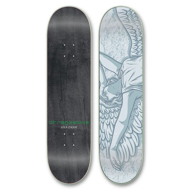 StrangeLove Love Will Tear Us Apart x (WB: ) Todd Bratrud Skateboard Deck - 8.0"