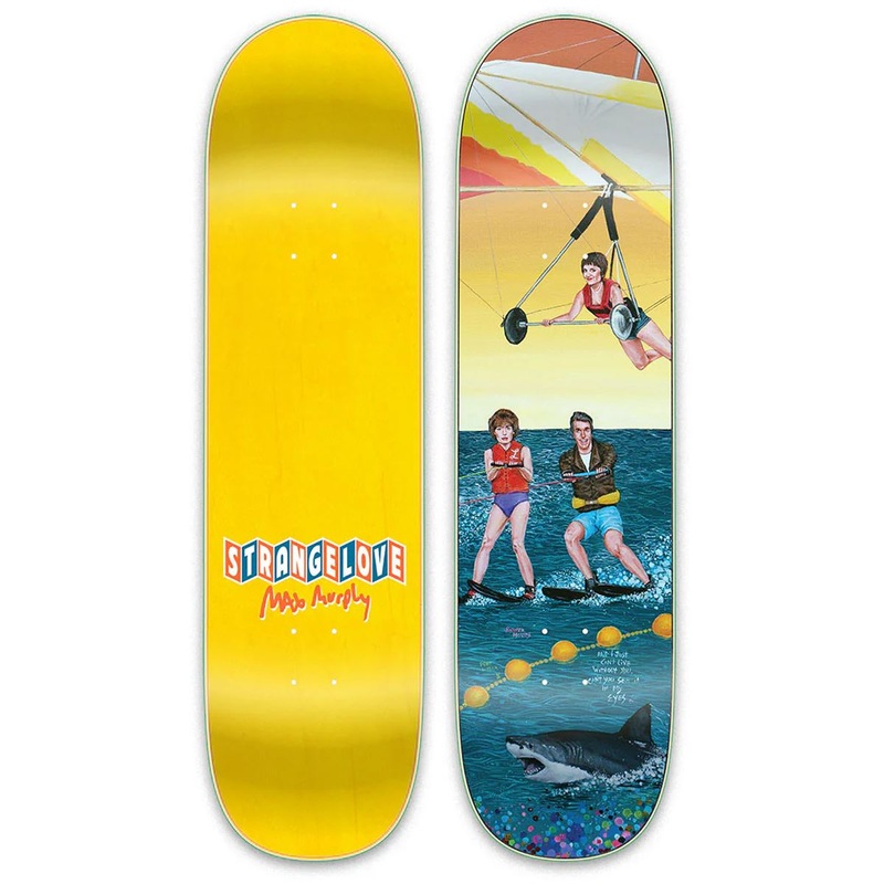 StrangeLove Max Murphy 'Milwaukees Finest' (Heat Transfer) x (WB: ) Chris Reed Skateboard Deck - 8.25"