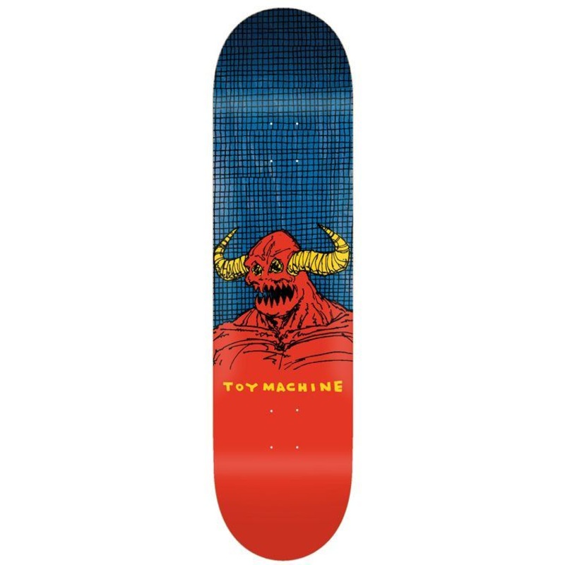 Toy Machine Welcome To Hell Monster Skateboard Deck - 8.25"