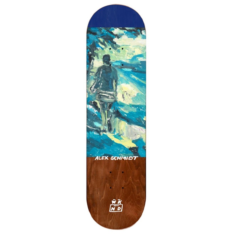 WKND Alex SchmidtMetropolitan (Art By Brian Lotti) (VA) Skateboard Deck - 8.25"