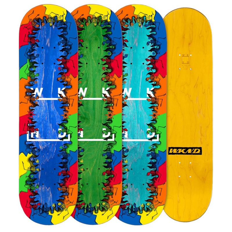 WKND Boarder Logo (Assorted Veneer) (MP) Skateboard Deck - 8.5"