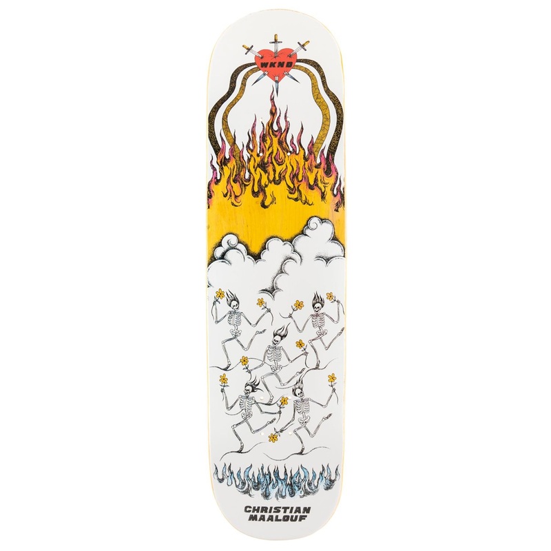 WKND Christian Maalouf Running With The Daisies (Renata Rojo) Skateboard Deck - 8.25"