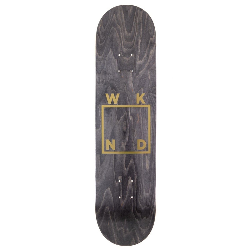 WKND Gold Logo Skateboard Deck - 8.0"
