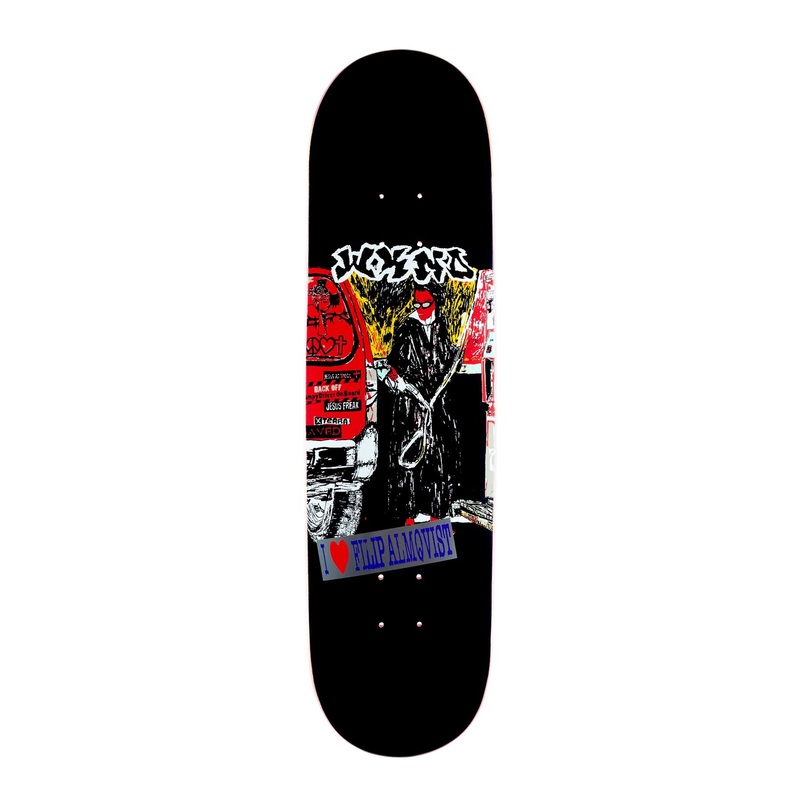 WKND 'Jesus Freak' Filip Almqvist (PS) Black Skateboard Deck - 8.25"