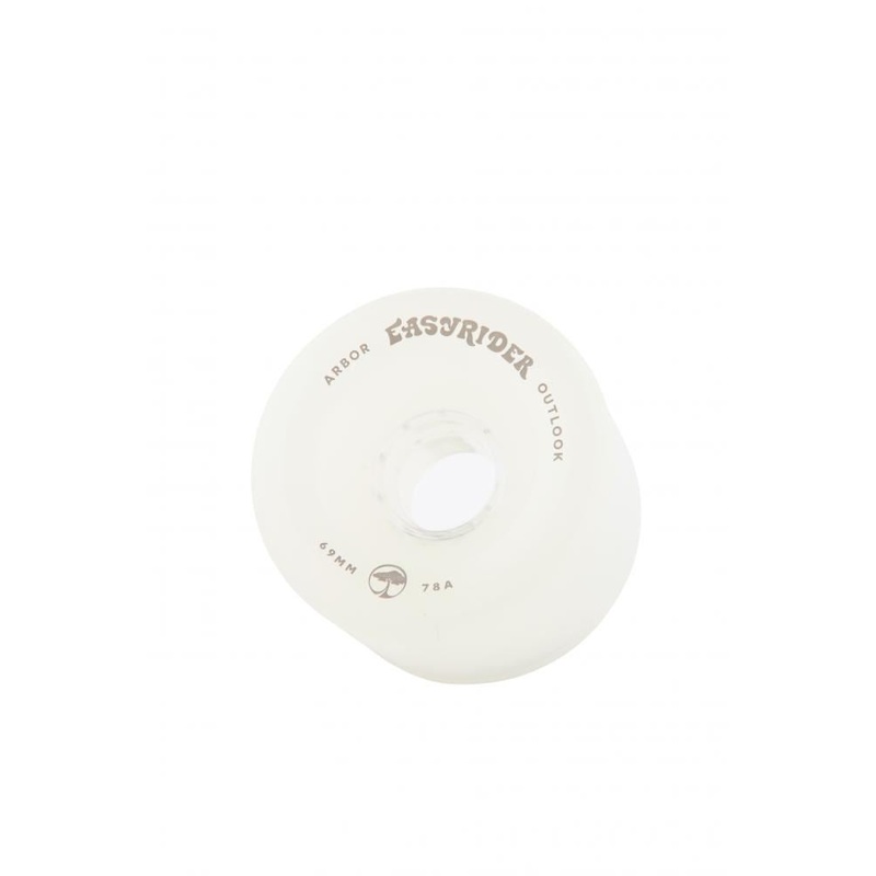 Arbor Easyrider Skateboard Wheels Outlook 78a - Ghost White