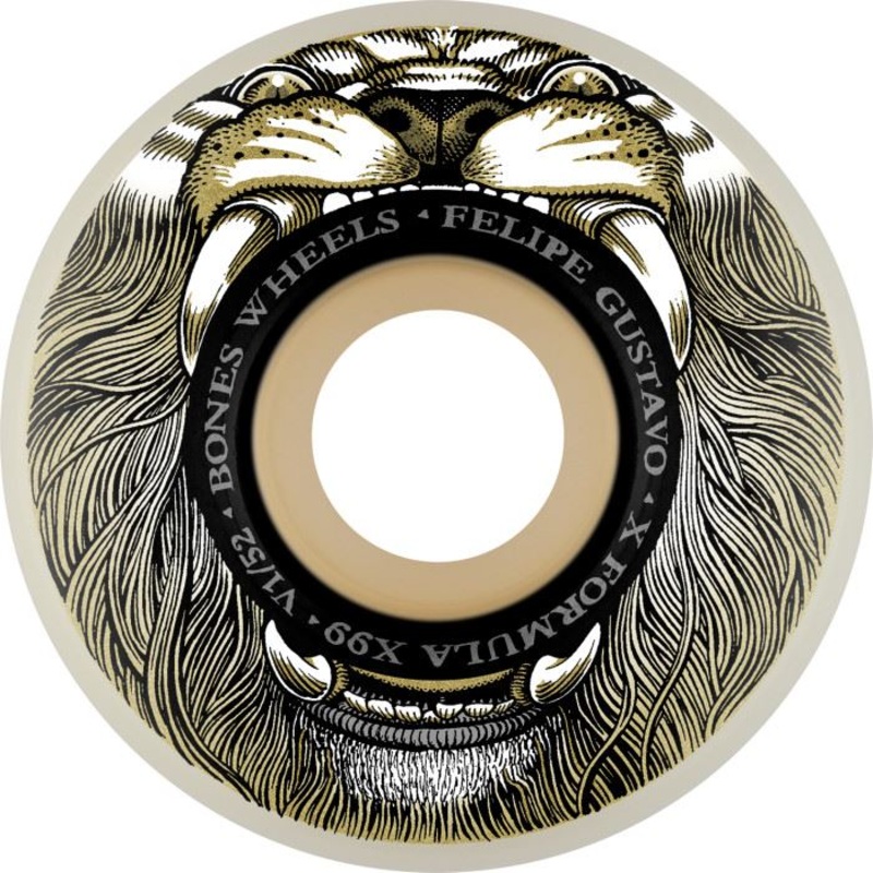 BONES Skateboard Wheels Gustavo 'Mane Event' V1 Standard X-Formula 99A