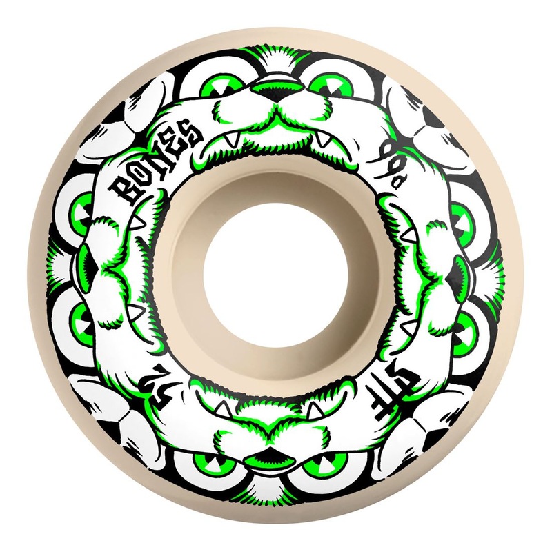 BONES Skateboard Wheels STF '4 DOG NIGHT' V4 (Wide) 99A