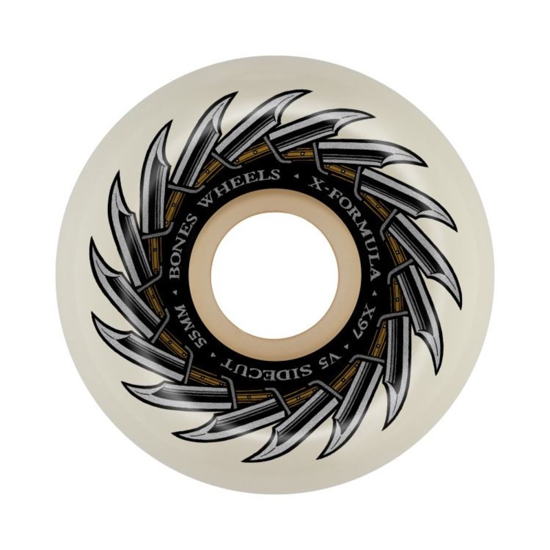 BONES Skateboard Wheels X-Formula 'Knife Fight' V5 Sidecut 97A