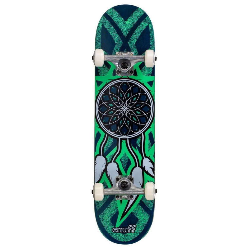 Enuff Dreamcatcher Blue/Teal Mini/Junior Complete Skateboard - 7.25"