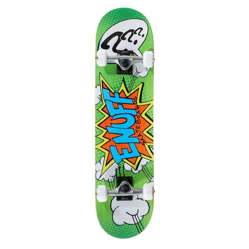 Enuff POW II Junior Complete Skateboard - Green - 7.25"