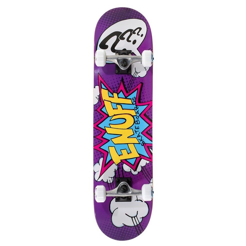 Enuff POW II Junior Complete Skateboard - Purple - 7.25"