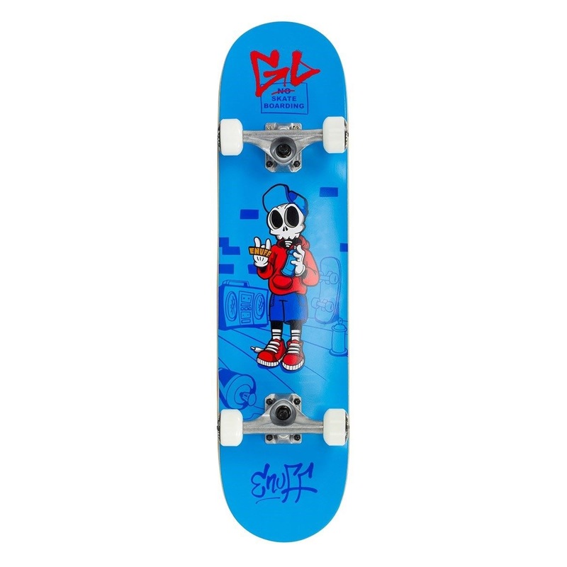 Enuff Skully Blue Complete Skateboard - 7.75"