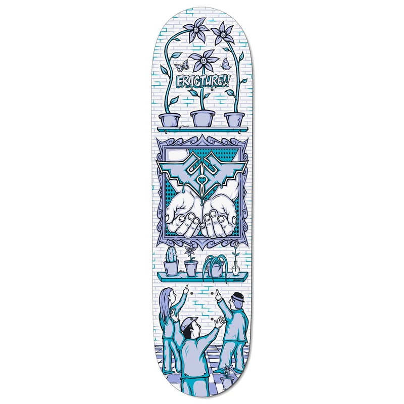 Fracture x Adswarm Skateboard Deck - 8.25"