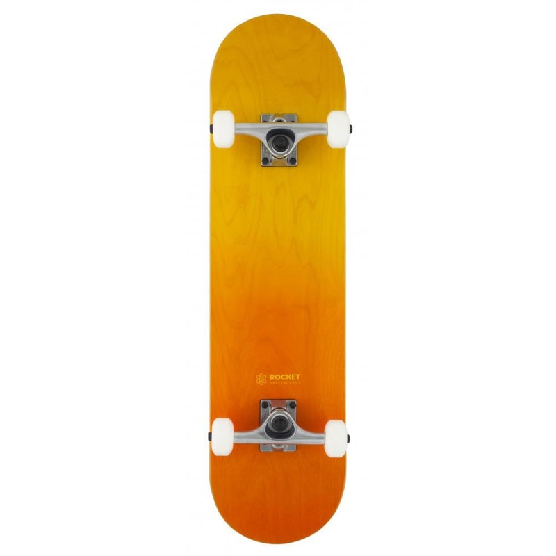 Rocket Skateboard Double Dipped Orange Complete Skateboard - 8.0"