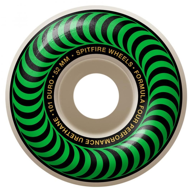 Spitfire Formula Four Skateboard Wheels Classics 101 - Green