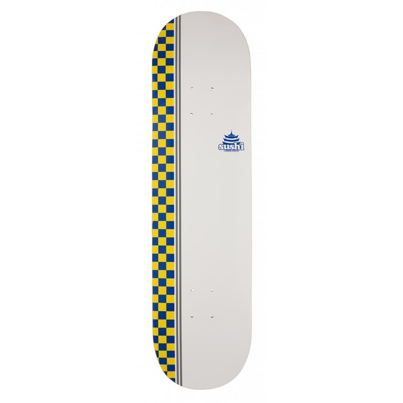 Sushi Checker Logo Skateboard Deck - 8.125"