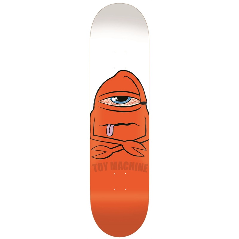 Toy Machine Bored Sect White Skateboard Deck - 8.0"