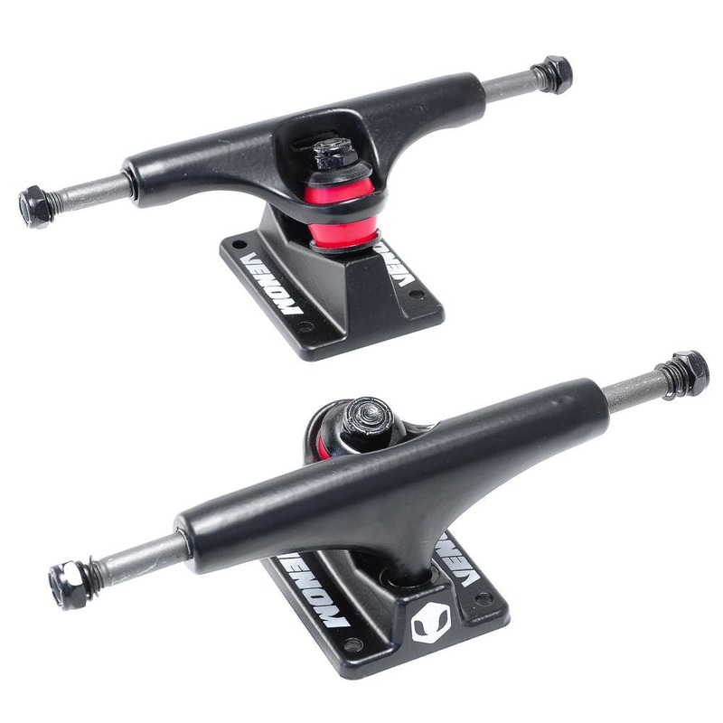 Venom Core Black Skateboard Trucks - 5.0"
