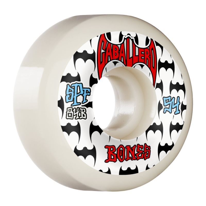 BONES Skateboard Wheels SPF Caballero 'Bats' P5 Sidecut 84B