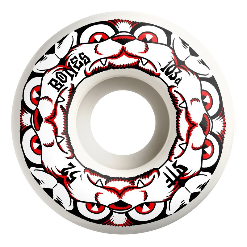 BONES Skateboard Wheels STF '4 DOG NIGHT' V4 (Wide) 103A