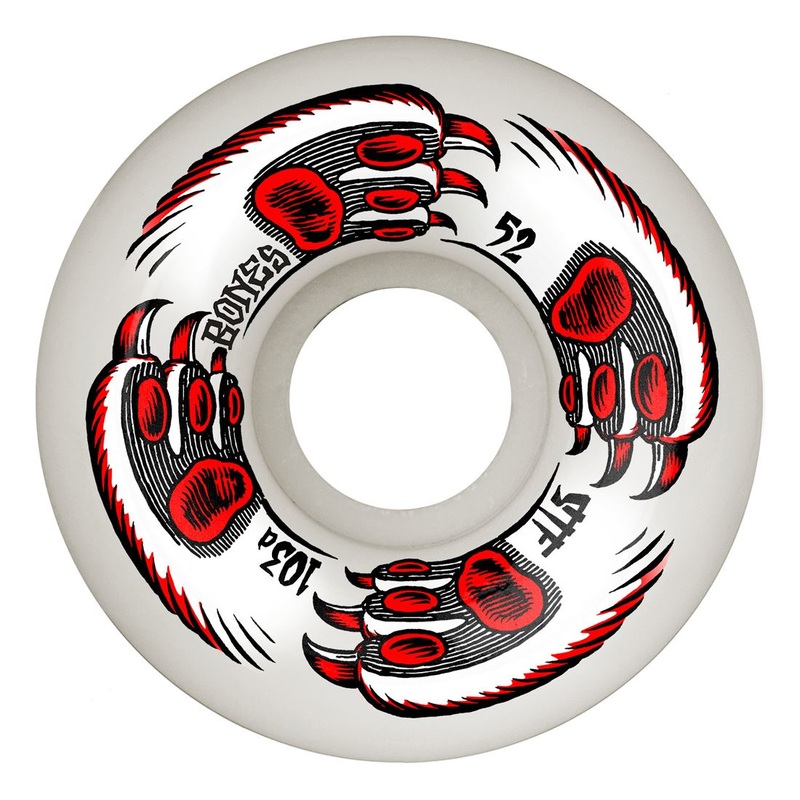BONES Skateboard Wheels STF 'KITTY TWISTER' V5 (Sidecut) 103A