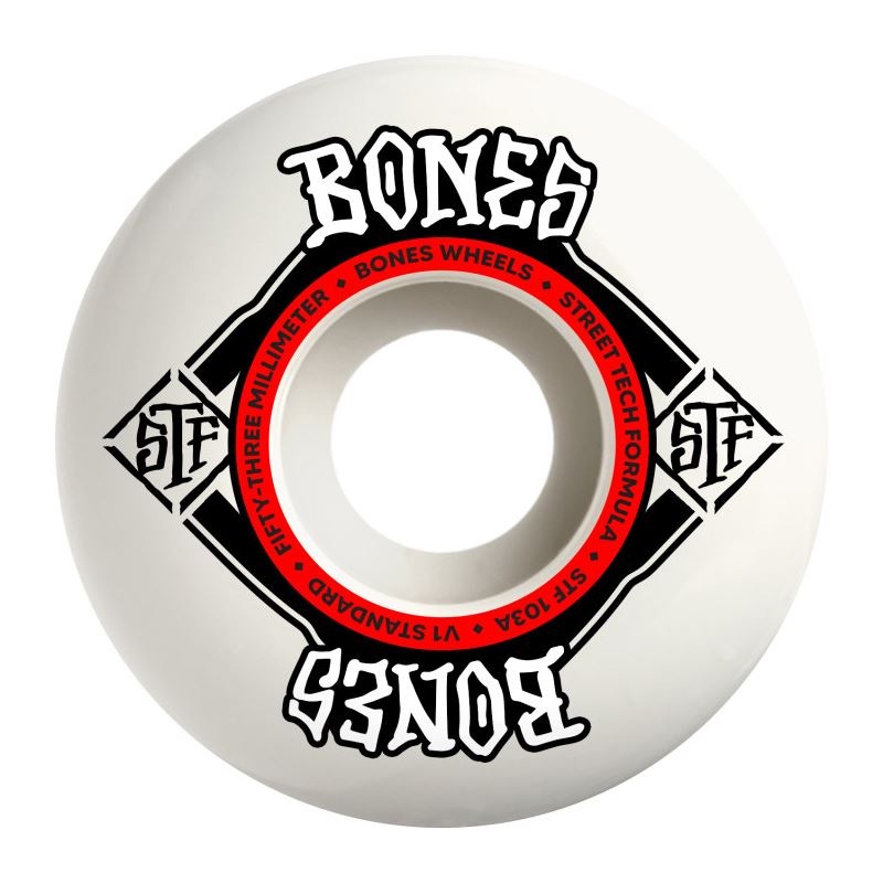 BONES Skateboard Wheels STF V4 Wide 103A