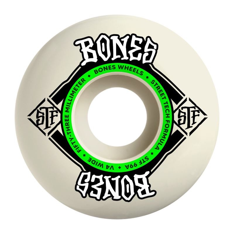 BONES Skateboard Wheels STF V4 Wide 99A