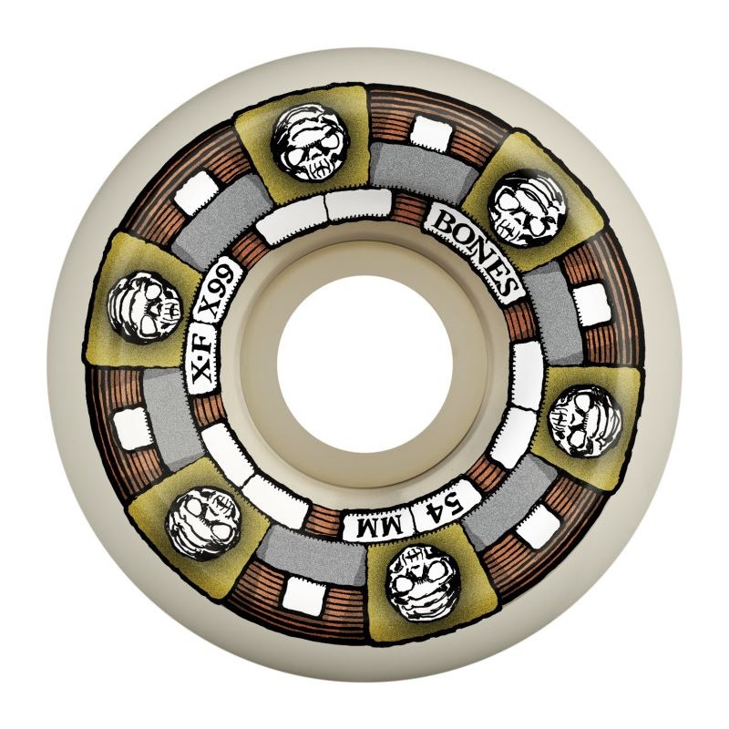 BONES Skateboard Wheels X-Formula 'Timeless Machine' V5 Sidecut 99A