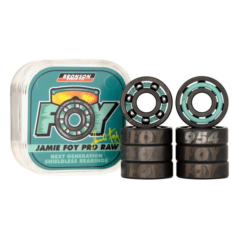 Bronson Speed Co. Skateboard Bearings Jamie Foy Pro Skateboard Bearings Raw
