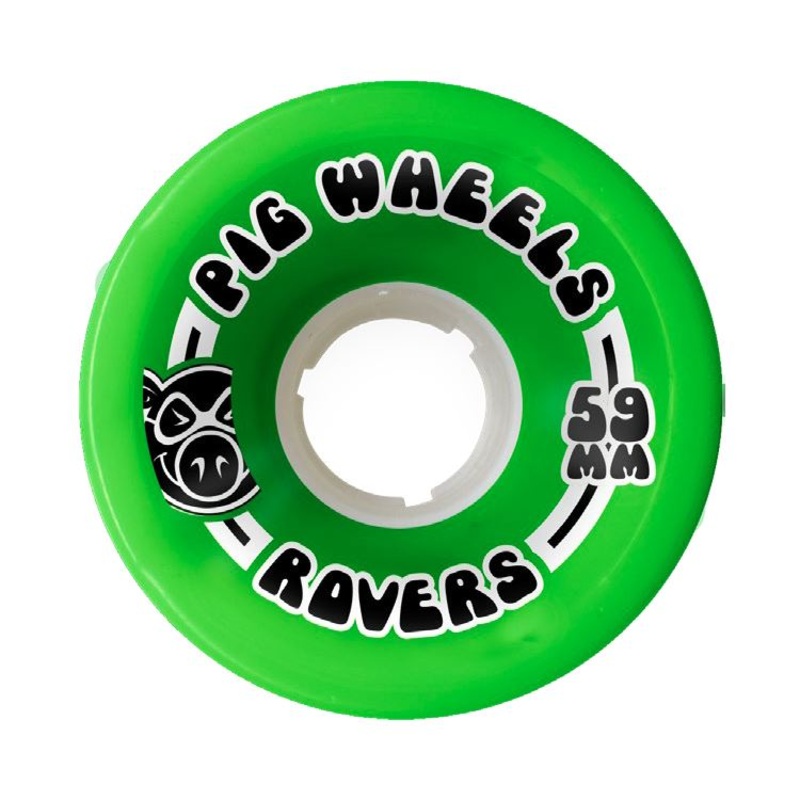 Pig Skateboard Wheels Rover Green / White Core / 85A