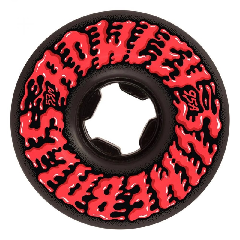 Slime Balls Skateboard Wheels 53mm Geoff Rowley Vomit - Black