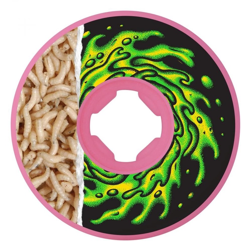 Slime Balls Skateboard Wheels 54mm Tear Away Maggots Vomit - Pink